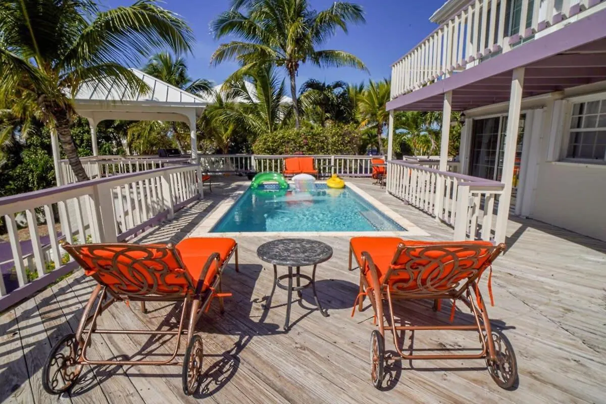 New Chalk Sound Home Bbq Pool Beach Steps Away Taylor Bay Beach Holiday home